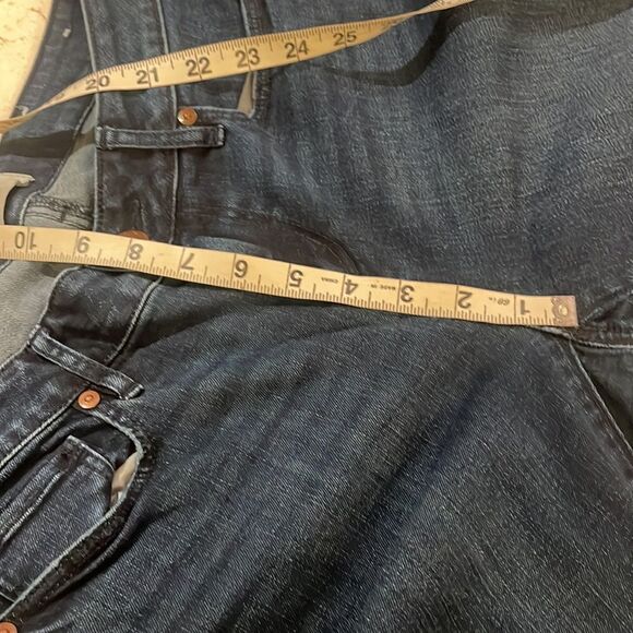 LOFT Curvy skinny jeans with fringe ankle bottoms SZ 4 - Picture 4 of 7